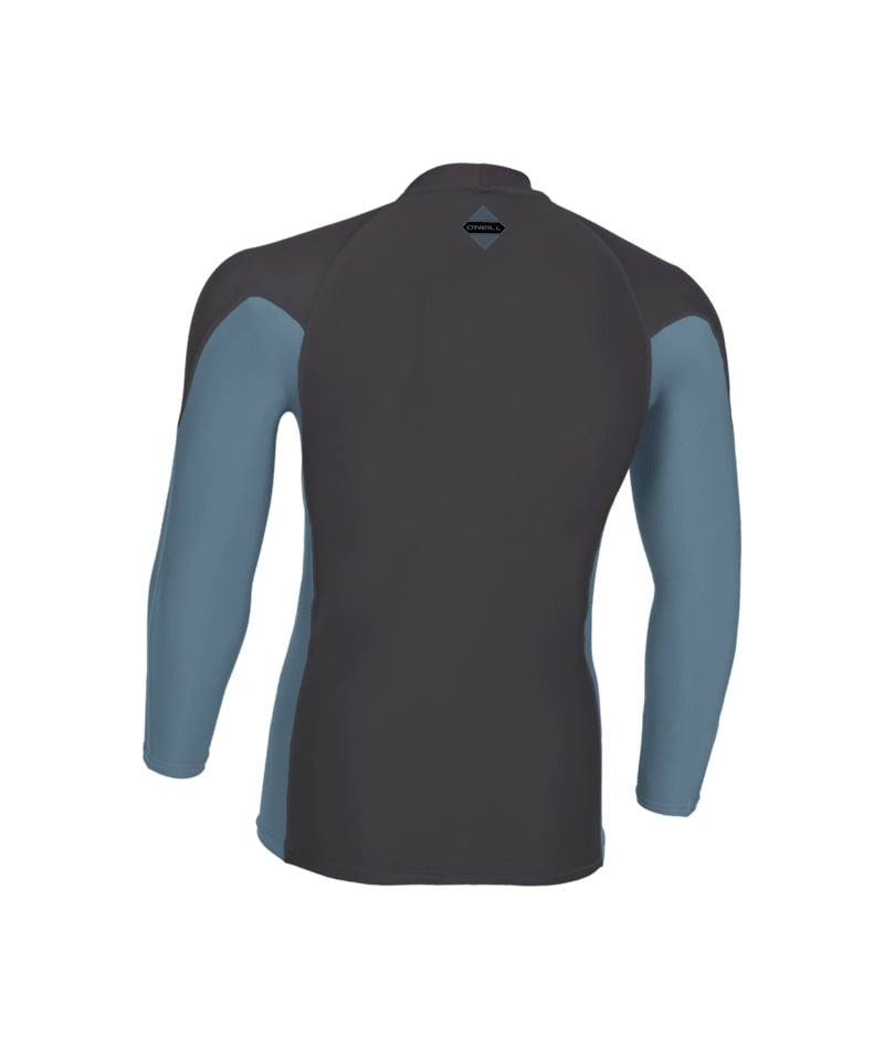 O'Neill Hyperfreak Skins L/S Rash Guard - Tempered Steel - SAMPLE - Medium