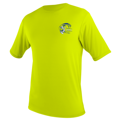 O'Neill Basic Skins Children's Short Sleeve Sun Shirt (Age 2) SAMPLE - Lime