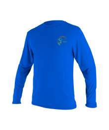 O'Neill Basic Skins Boys Long Sleeve Sun Shirt - Pacific