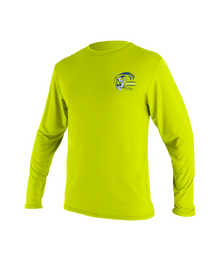 O'Neill Basic Skins Boys Long Sleeve Sun Shirt - Lime