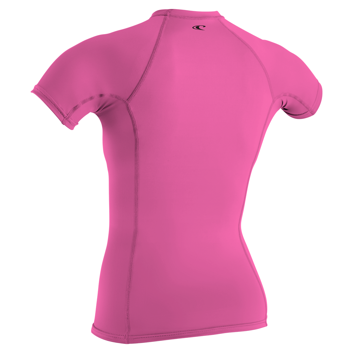 O'Neill Basic Skins Women's Short Sleeve SAMPLE Rash Guard - Fox Pink