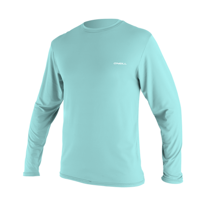 O'Neill Basic Skins Mens Long Sleeve Sun Shirt (Medium) SAMPLE - Canal Blue