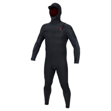 O'Neill Hyperfreak Fire 5/4+mm Chest Zip Hooded Winter Wetsuit 2026 - Black