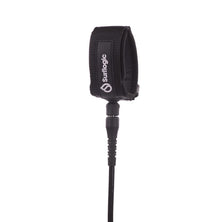 Surflogic 9ft Lonboard Knee Leash - Black - Front