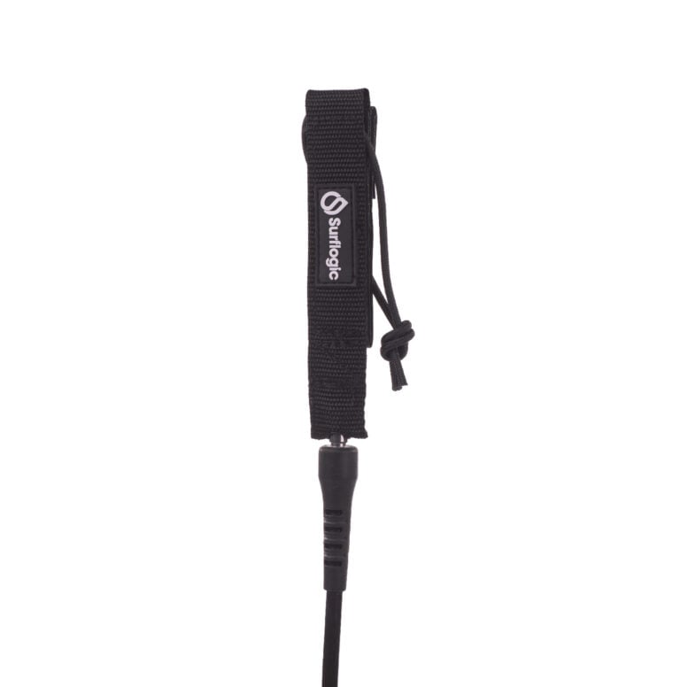 Surflogic 9ft Lonboard Knee Leash - Black - feature