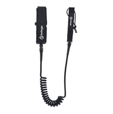 Surflogic Foil Coil 6ft Knee Leash - Black