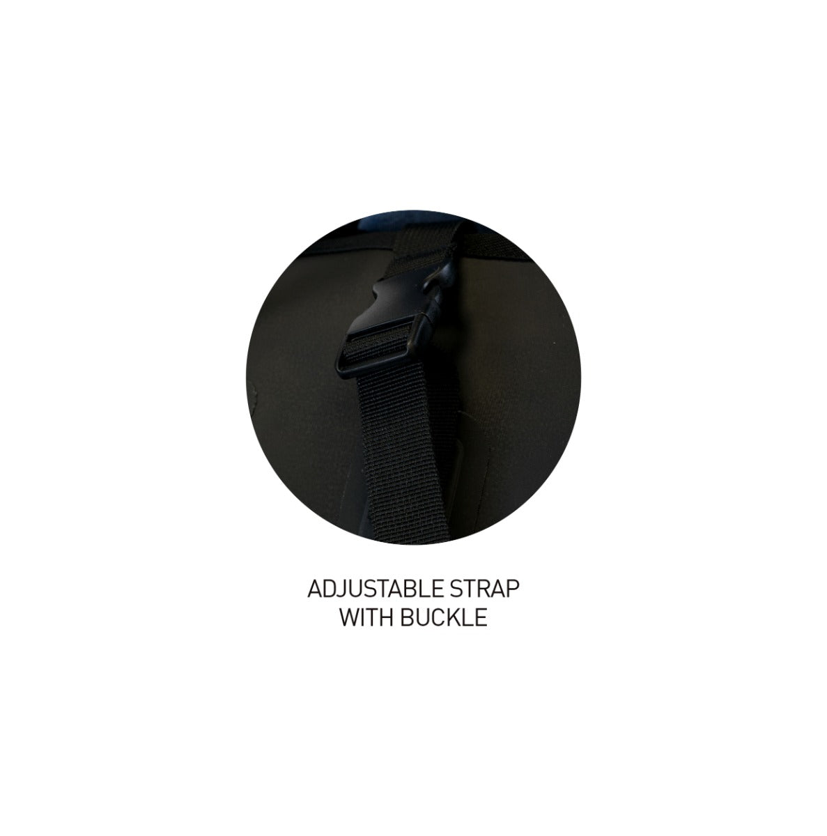 Surflogic Waterproof Dry-Bucket Bag 50L - Navy - buckle