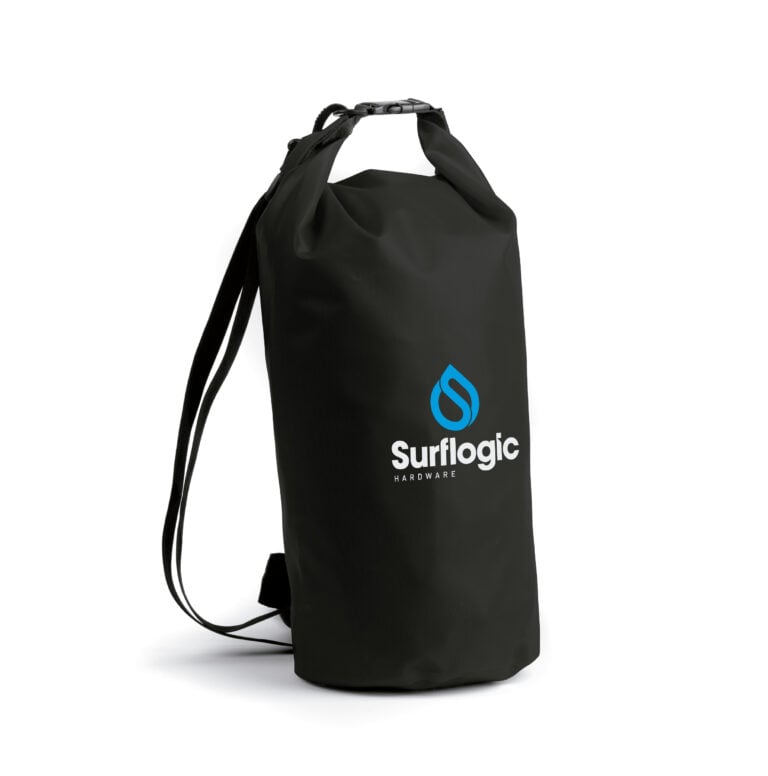 Surflogic Waterproof 30L Dry Tube Bag - Black - Front