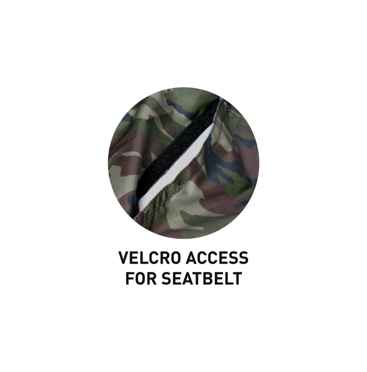 Surflogic Double Waterproof Car Seat Cover -  Camo - Feature