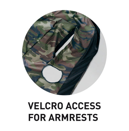 Surflogic Waterproof Single Car Seat Cover - Camo - arm