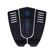 Surflogic SFL Three Traction Pad - Black/Cyan - Full View