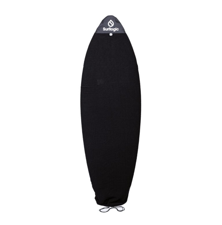 Surflogic Stretch Board 6'6" Fish/Hyrbid Cover - Black - Full View