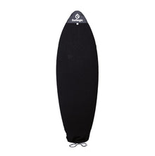 Surflogic Stretch Board 6'6" Fish/Hyrbid Cover - Black - Full View