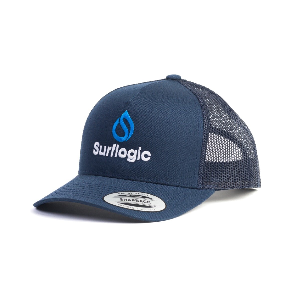 Surf Logic Curve Trucker Cap - Navy  - Full View