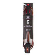 Ocean and Earth One-Xt Premium 6ft All Round Surf Leash - Coral - Full View