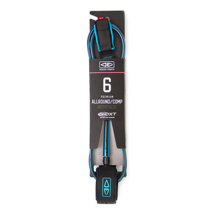 Ocean & Earth OneXT All Round/Comp 6ft Surfboard Leash