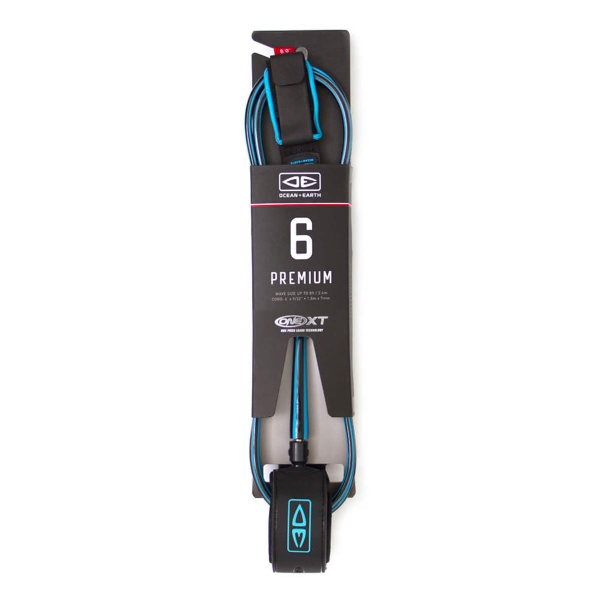 Ocean & Earth Premium OneXT 6ft Surfboard Leash