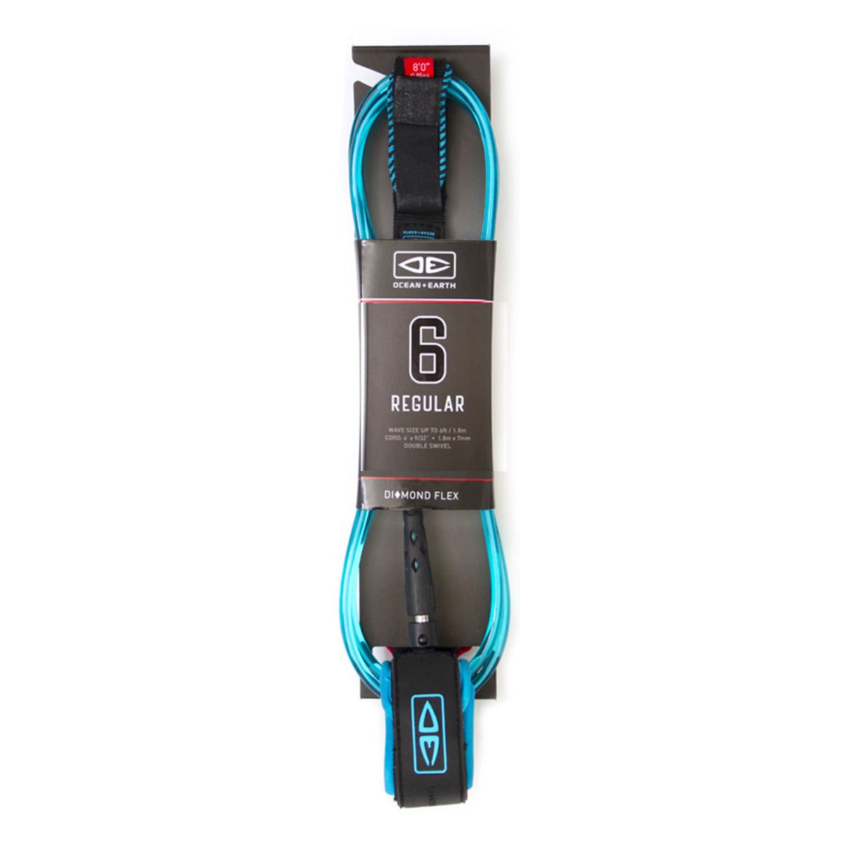 Ocean & Earth 6ft Regular Leash - Blue