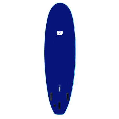 NSP 7ft Sundowner Softboard - Blue