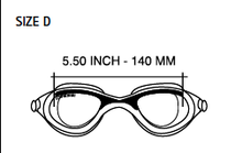 size chart cressi flash