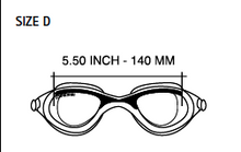 Cressi Flash Clear Blue Azure Swimming Googles 2021 - One Size - Measurements