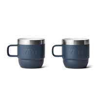 Yeti Rambler 6oz Espresso 2 Pack Stackable Cups - Navy