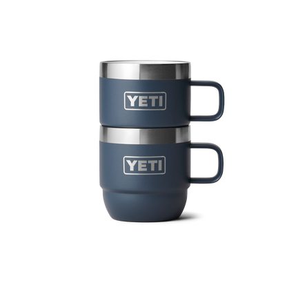 Yeti Rambler 6oz Espresso 2 Pack Stackable Cups - Navy