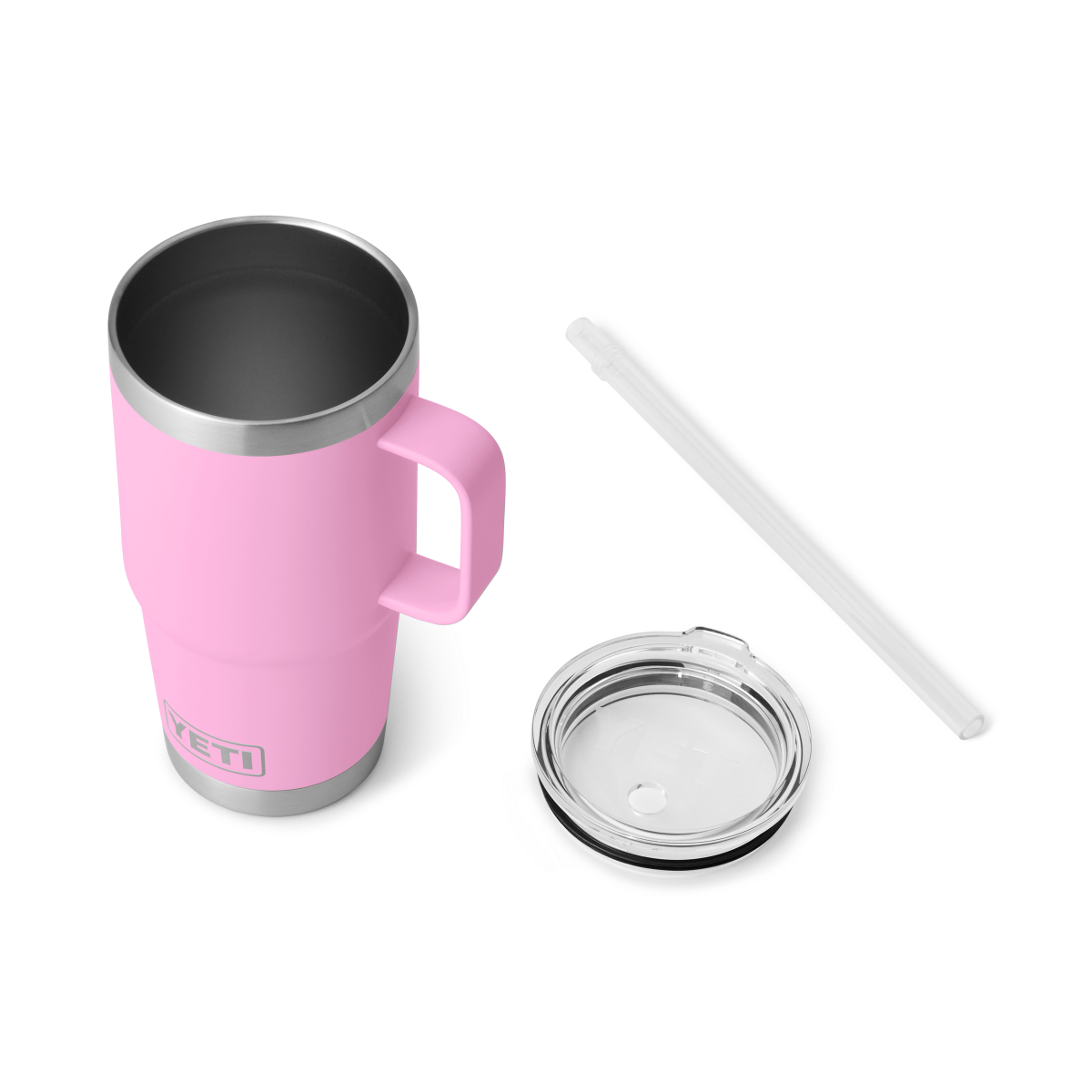 Yeti Rambler 25oz Straw Mug with Straw Lid - Power Pink