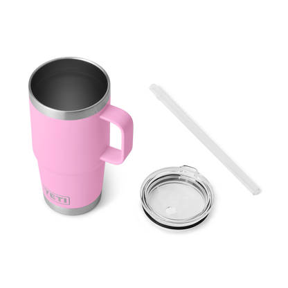 Yeti Rambler 25oz Straw Mug with Straw Lid - Power Pink