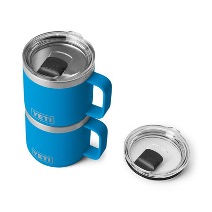 Yeti Rambler 14oz Mug with MagSlider Lid - Big Wave Blue