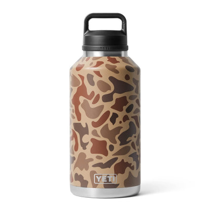 Yeti Rambler 64 Oz Insulated Bottle with Chug Cap in Wetlands Camo