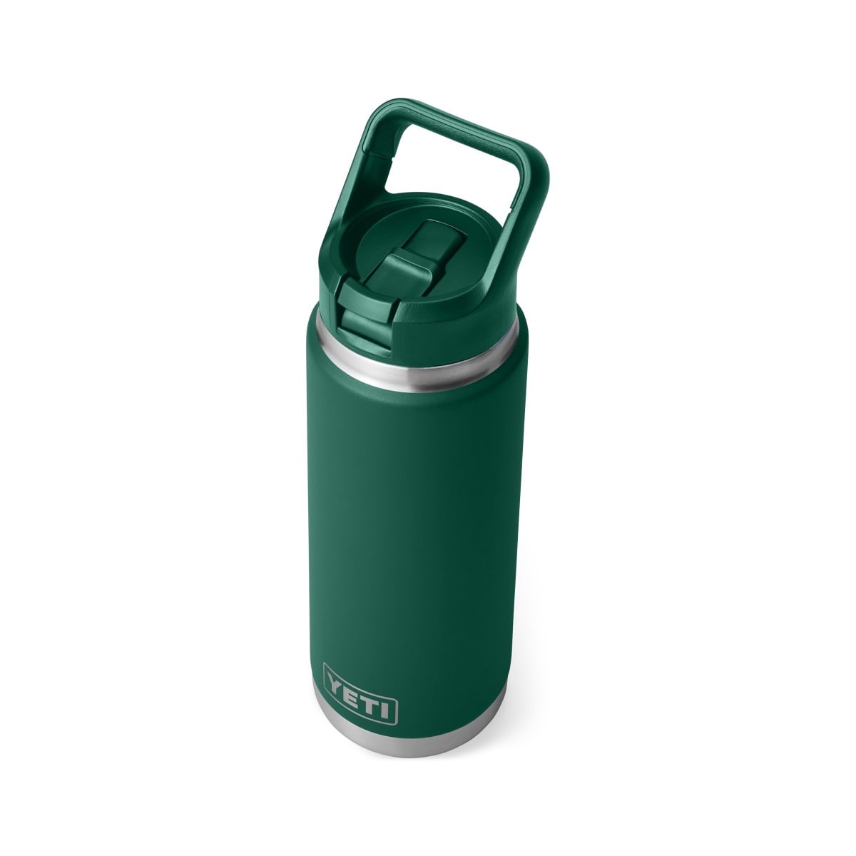 Yeti Rambler 26oz Straw Bottle - Black Forest Green