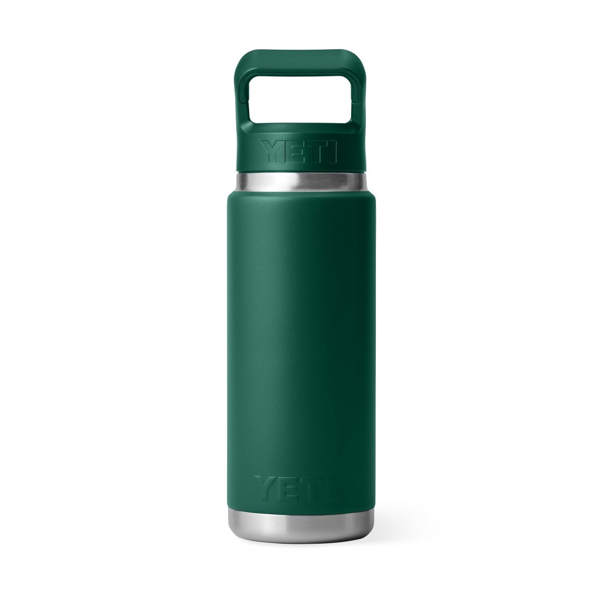 Yeti Rambler 26oz Straw Bottle - Black Forest Green