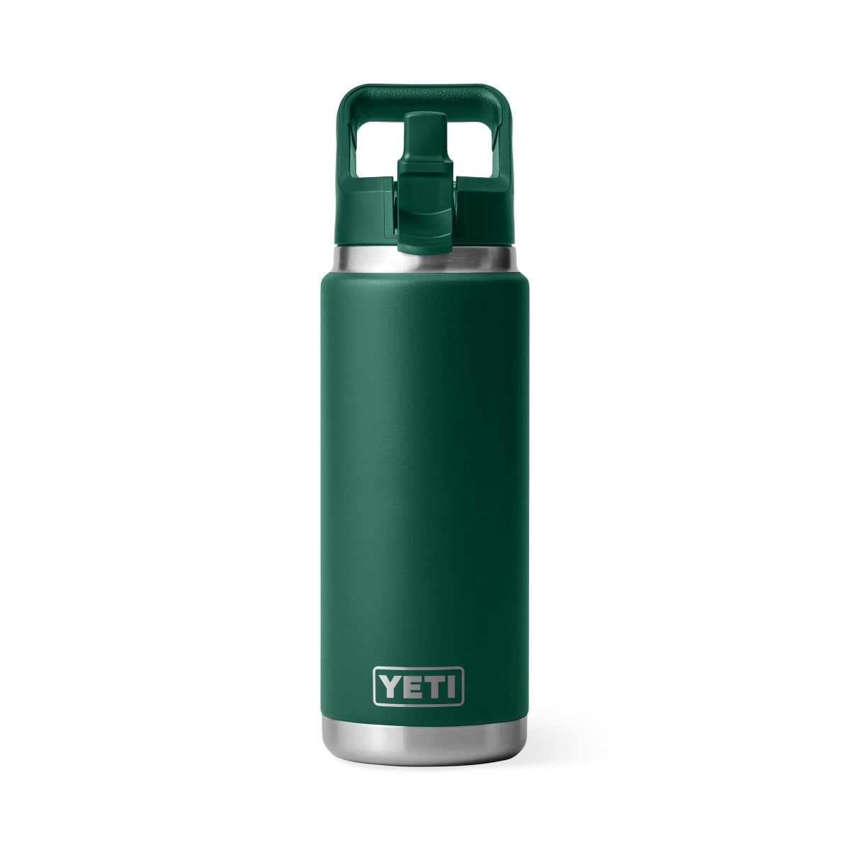 Yeti Rambler 26oz Straw Bottle - Black Forest Green