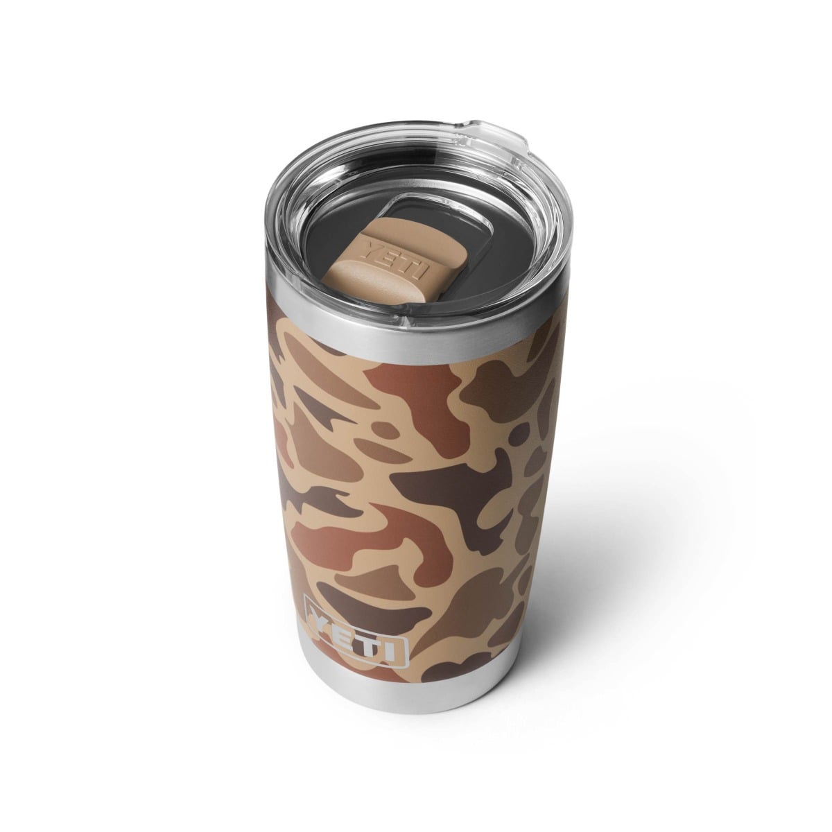 Yeti Rambler 20 Oz Insulated Tumbler with MagSlider Lid - Wetlands Camo