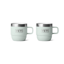Yeti Rambler Espresso 6oz Ceramic Lining Stackable Mugs 2 Pack in Ridgeline