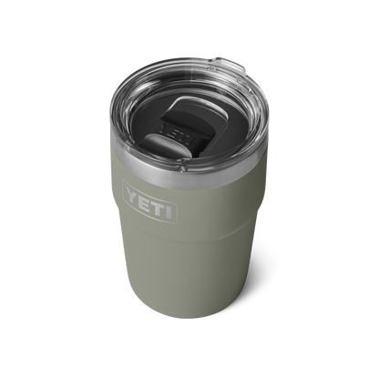 Yeti Rambler 16 oz Stackable Cup With Magslider Lid - Pampa Light Green