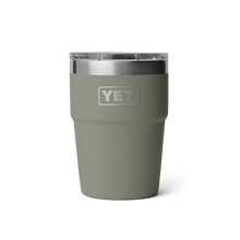 Yeti Rambler 16 oz Stackable Cup With Magslider Lid - Pampa Light Green