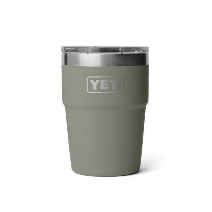 Yeti Rambler 16 oz Stackable Cup With Magslider Lid - Pampa Light Green