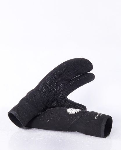 Rip Curl Flashbomb 5/3mm Three Finger Wetsuit Gloves - Black - Full View