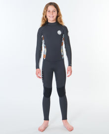Rip Curl Dawn Patrol 3/2mm Junior Girls Wetsuit 2021 - Charcoal