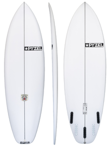 Pyzel White Tiger Fun Performance Surfboard in White