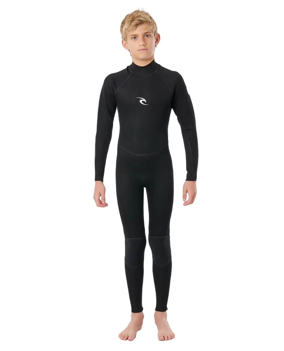 Rip Curl Freelite 3/2mm Back Zip Junior Wetsuit - Black