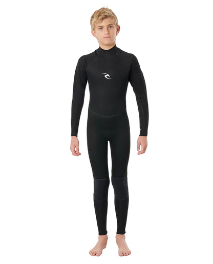 Rip Curl Freelite 3/2mm Back Zip Junior Wetsuit - Black