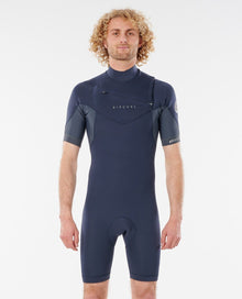 Rip Curl Mens Dawn Patrol 2.2mm Shorty Wetsuit 2021 - Slate - Front