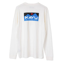Kavu Long-Sleeved Etch Art Mens T-Shirt in Off White