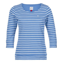 Musto Marina Womens Stripe Marina Stripe Tee - Blue