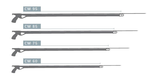 Cressi Moicano Rubber Speargun - 85cm
