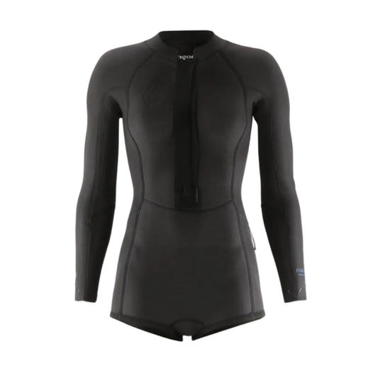 Patagonia R1 Lite Yulex 1mm Womens Long-Sleeved Spring Jane Wetsuit - Black