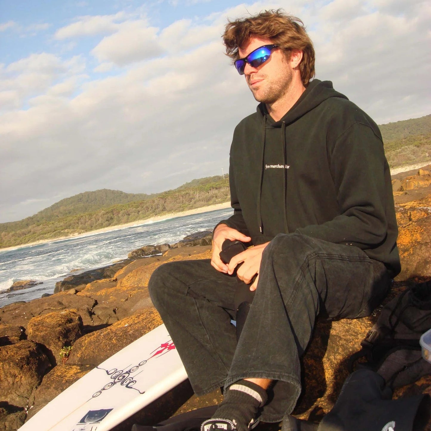 Ritual Vision Break & Enter Sunglasses – Polished Black / Reflective Blue